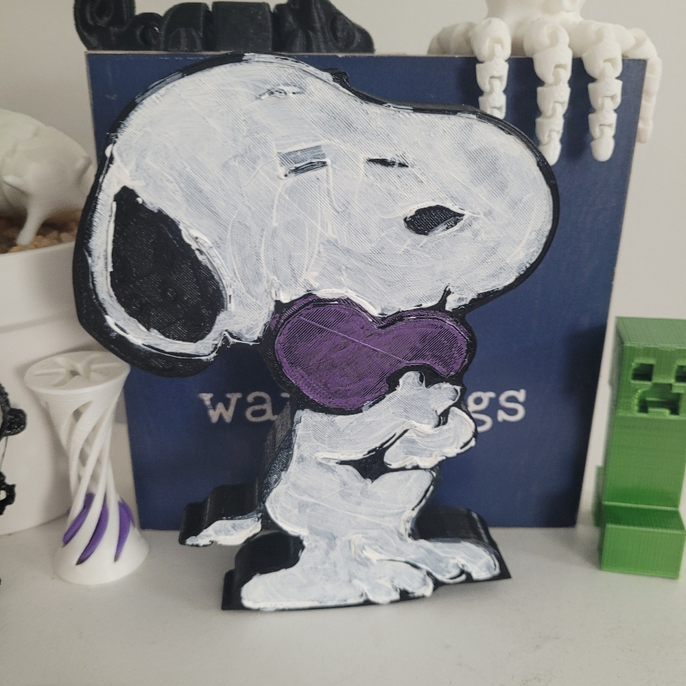 3d printed Snoopy home decor